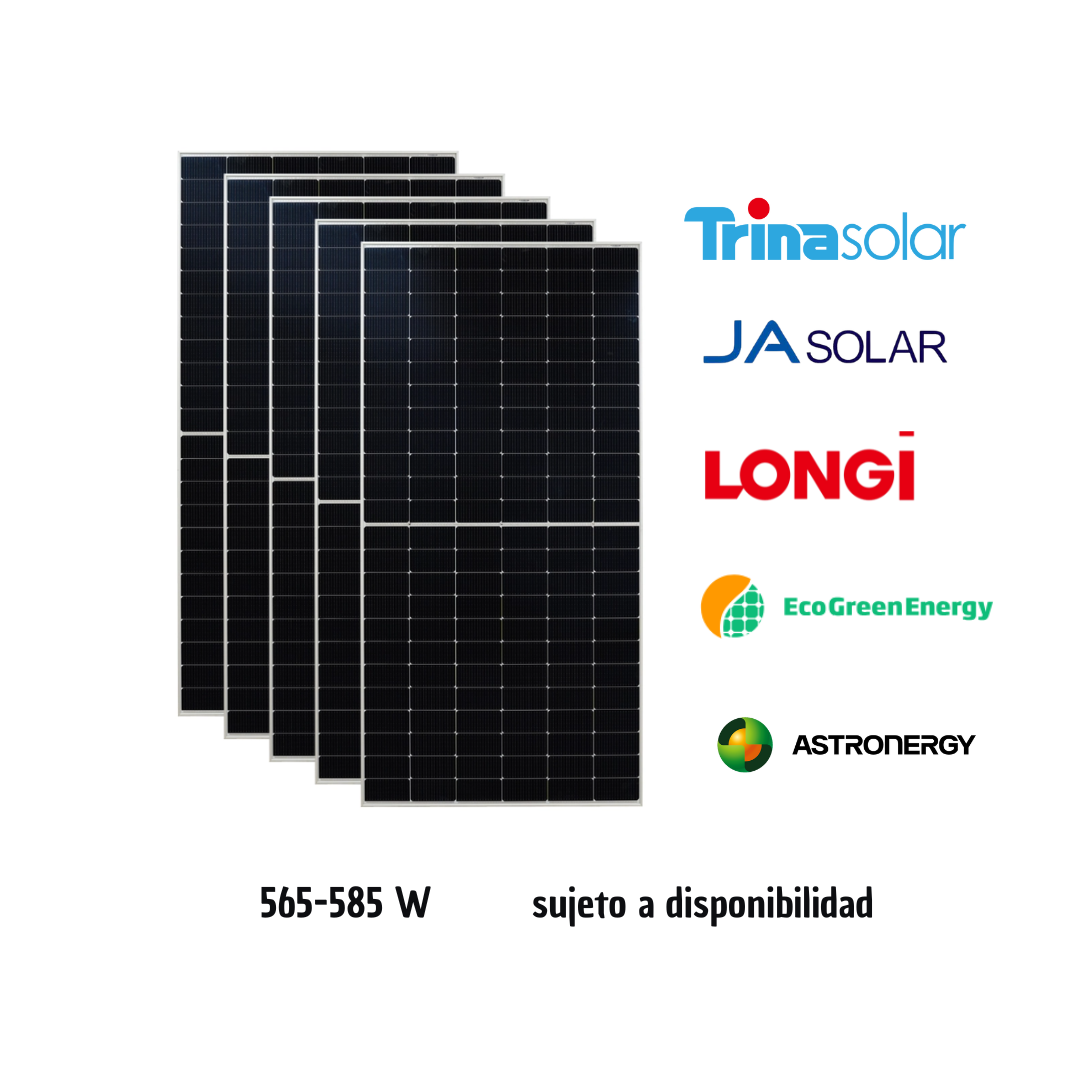 Panel Solar 565-585 W ( precio unificado)